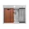 Ruvati 25 x 20 inch RV Workstation Drop-in Topmount Bar Prep Kitchen Sink 16 Gauge Stainless Steel RVH8205 - alternate 9